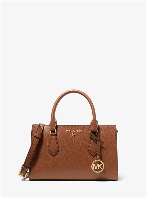 valerie satchel michael kors|Valerie Small Pebbled Leather Satchel .